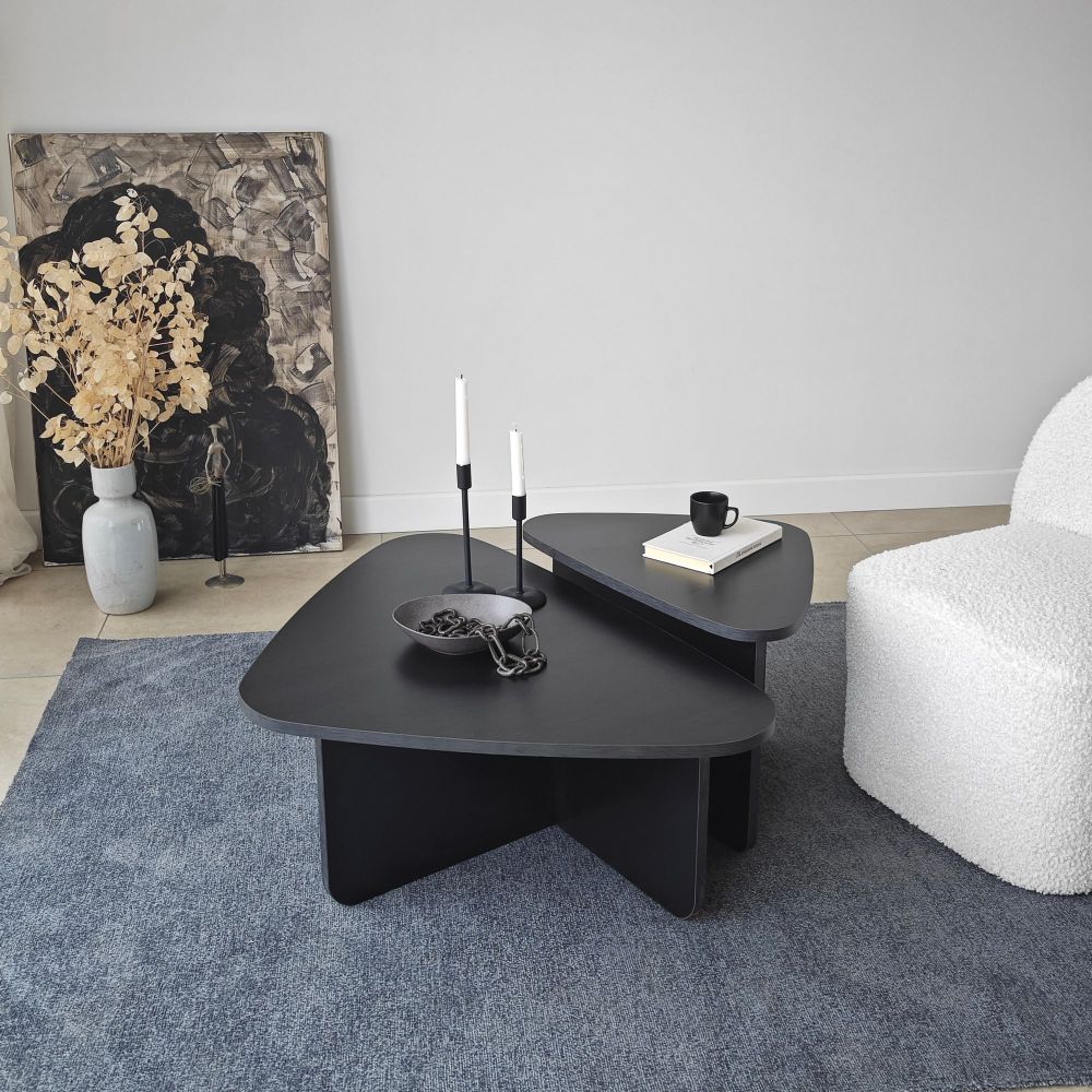 Kafa sto Ballare Set - Crni slika 5