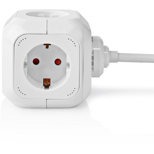 Nedis (EXSOC415UFWT) produžni kabl sa 4 utičnice+2xUSB charger beli slika 2