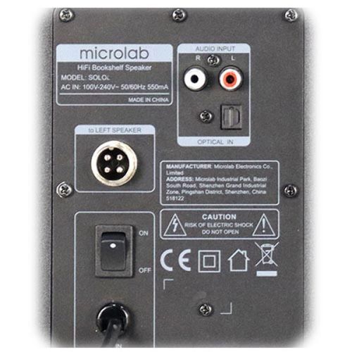 Microlab SOLO3 Aktivni drveni zvucnici 2.0 40W RMS (15W+5W)*2 3.5+0,75, Bluetooth, Optical, 2RCA slika 2