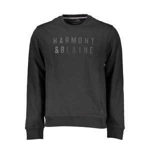 HARMONT &amp; BLAINE MEN'S BLACK ZIP-OUT SWEATSHIRT