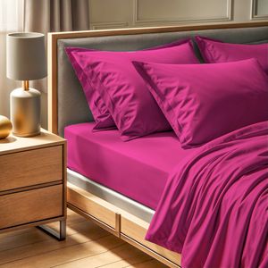 Ranforce king fitted sheet (FR) (IT) (ES) (DE) Tonne Rosse - 34, colour: dusty rose