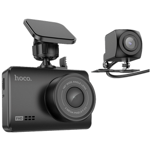 hoco. Auto kamera, 2 Mpxiel, Dual Camera, FullHD, microSD - DV3