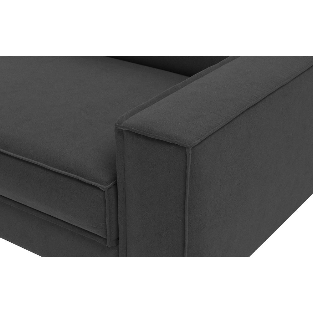 Sofa za Jednu Osobu Sparrow Loveseat - boje: noćno siva orah slika 3