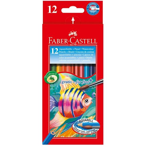 Drvene bojice Faber Castell FISH Akvarel 1/12 114413 (02424) slika 1