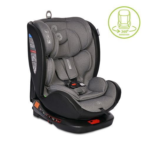 LORELLI ARES autosjedalica i-Size ISOFIX 360, 0-12 godina/0-36 kg/40-150 cm (0+/1/2/3), grey slika 1