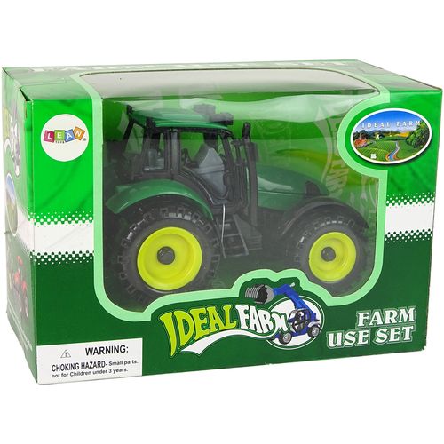 Zeleni traktor s haubom na otvaranje slika 7
