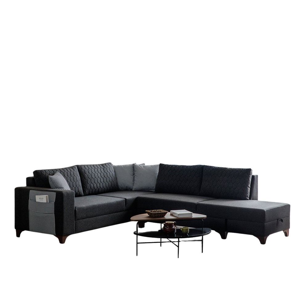 Ugaona Sofa Loft - Antracit slika 6