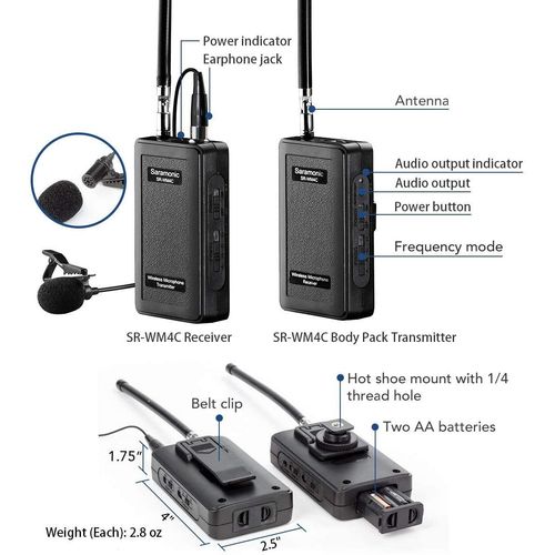 Saramonic VHF wireless mikrofon system slika 6