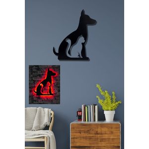 Wallity Dekorativna led rasvjeta Cat n Dog - crvena