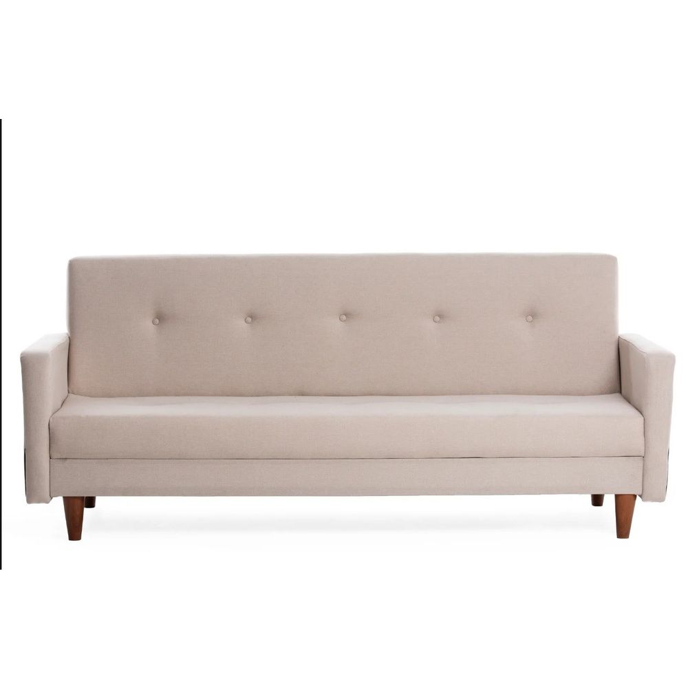 Hiko - Krem Sofa na Razvlačenje za 3 Osobe slika 5