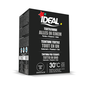 Ideal All in one Boja za tekstil 230 gr - Crna