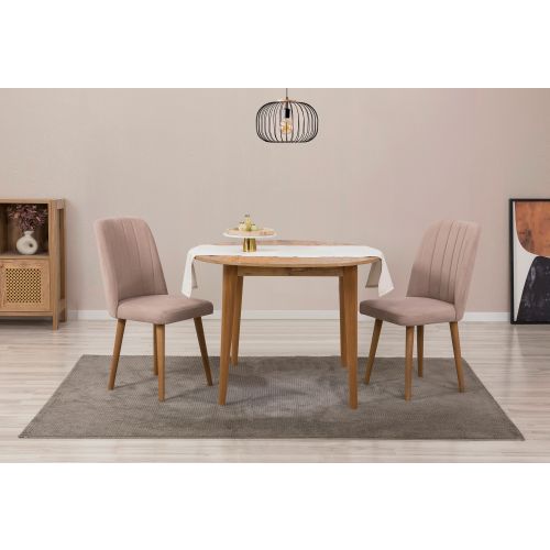 Vina 0900 - Atlantic Pine, Stone Atlantic Pine
Stone Extendable Dining Table & Chairs Set (3 Pieces) slika 1