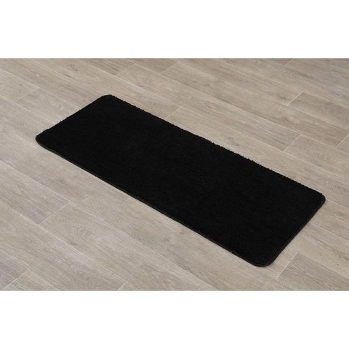 TENDANCE KUPAONSKI TEPIH 50X120 CM MIKROFIBRA I LATEX, CRNA slika 1