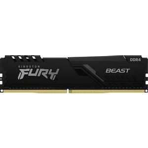 Kingston KF432C16BB/8 DDR4 8GB 3200MHz [FURY BEAST], Non-ECC UDIMM, CL16 1.35V, 288-Pin 1Rx8, w/Heatsink