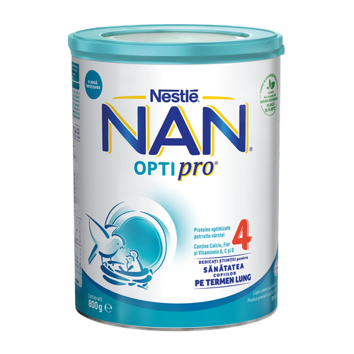 Nestlé NAN® OPTIPRO® 4, Prah za pripremu mliječnog napitka za malu djecu, limenka, 800g  slika 1