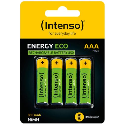 (Intenso) Baterija punjiva AAA / HR03, 850 mAh, blister 4 kom - AAA / HR03/850 slika 1