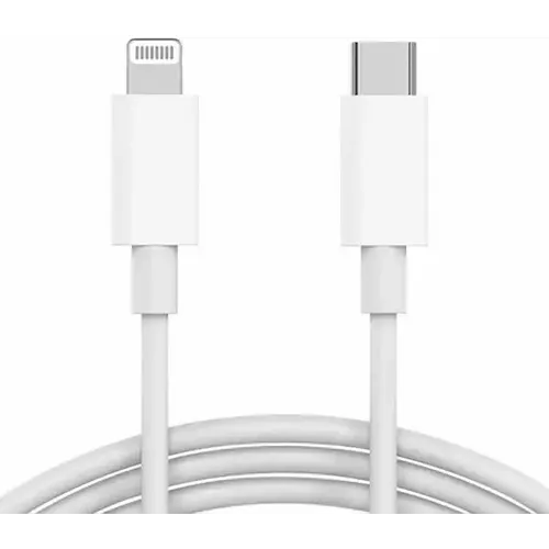 Kabl USB Tip C na lighting za iPhone beli 1m Velteh slika 1