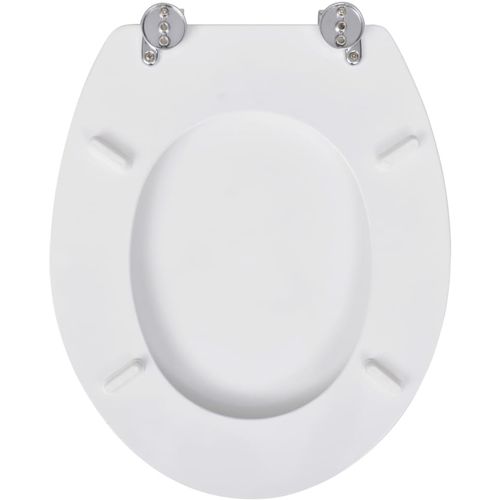 Toaletna daska 2 kom MDF bijela slika 43