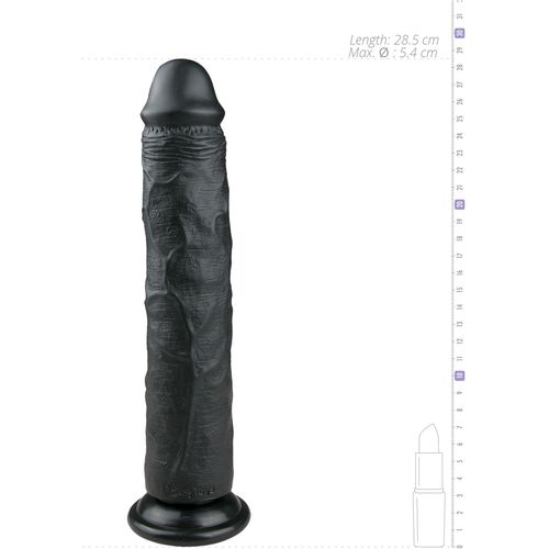 Dildo Realistic – 28,5 cm, crni slika 6