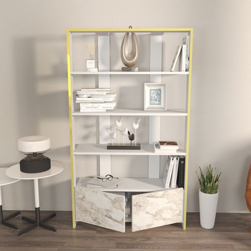 Elena - White White Bookshelf slika 3