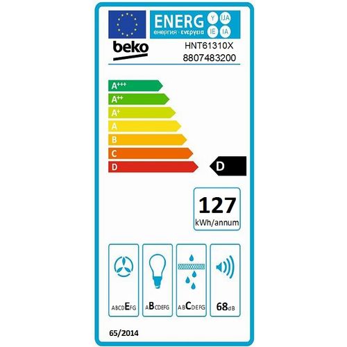 Beko HNT61310X Teleskopski aspirator slika 5