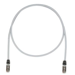 Panduit STP28X0.2MIG Patch cord Cat6A F/UTP, 28AWG, 0.2m, LSZH, sivi