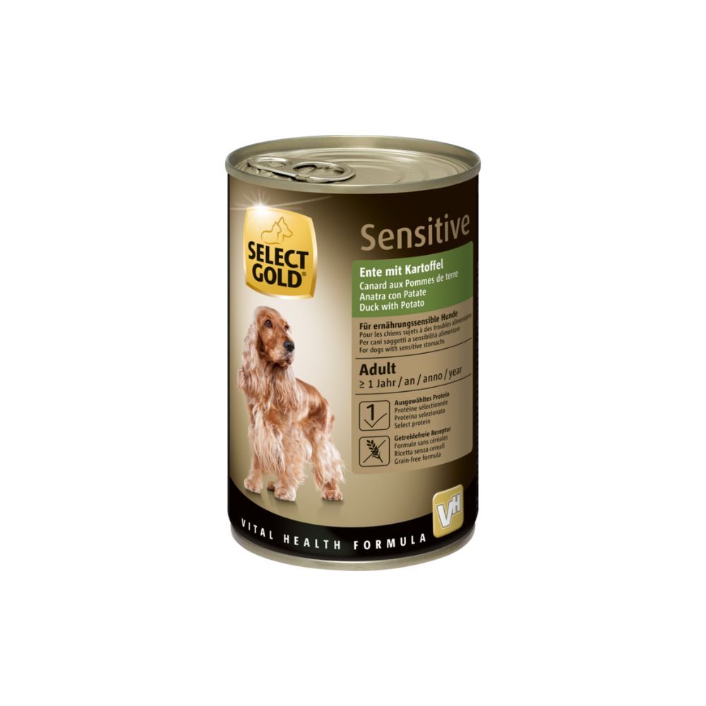 Select Gold Sensitive Adult patka s krumpirom 400 g slika 1