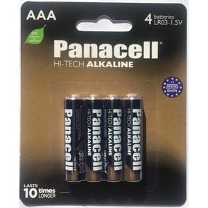 PANACELL Baterije, blister 4/1, HI-TECH Alkaline, LR03, AAA, 1,5V