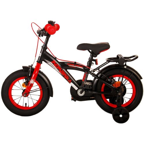 Volare dječji bicikl Thombike 12" s dvije ručne kočnice crno-crveni slika 13