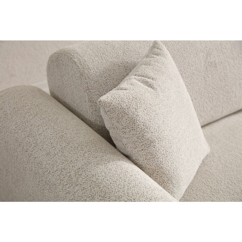 Lyke 3-Sjedalna Sofa na Razvlačenje - Krem slika 11