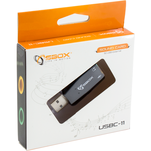 SBOX USB zvučna kartica USBC-11 5.1/3D slika 6