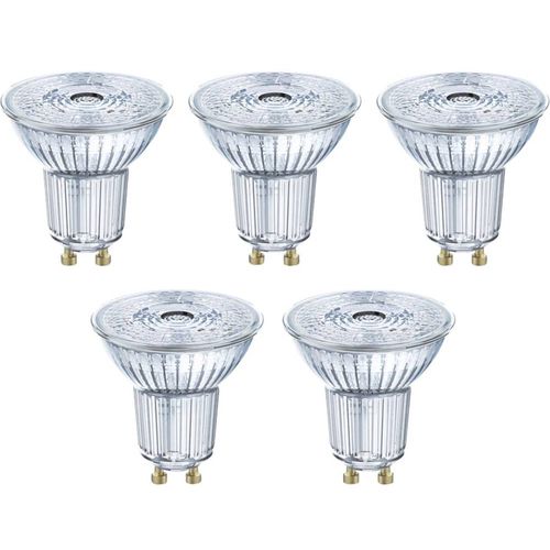 OSRAM 4058075090460 LED Energetska učinkovitost 2021 F (A - G) GU10 reflektor 4.3 W = 50 W toplo bijela (Ø x D) 50 mm x 52 mm  5 St. slika 1