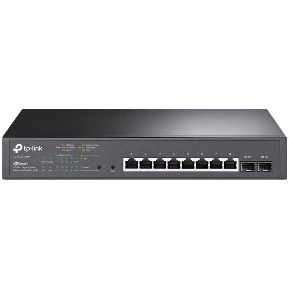 TP-Link SG2210MP Omada 10-Port Gigabit Pametan Prekidač s 8-Port PoE+ slika 1