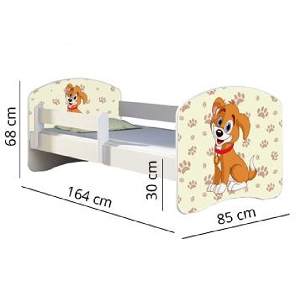 ACMA Dječiji krevet Acma II Blue - 160x80cm - Dezen 29 slika 3