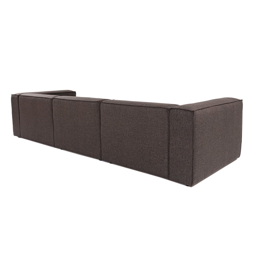 Fora - Ugao Sofa u Tamno Smeđoj Boji slika 8