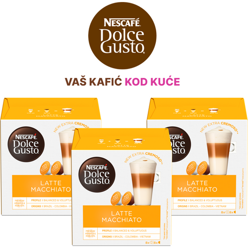 Nescafe Dolce gusto kapsule za kafu Latte machiatto set 3 kom slika 1