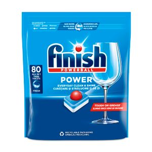 Finish Power tablete za strojno pranje posuđa 80 komada