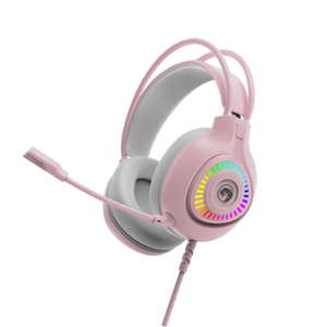 MARVO H8325 PK WIRED HEADSET RGB PINK