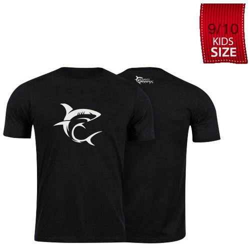 White Shark promo majica, crna, KIDS 9/10 slika 1