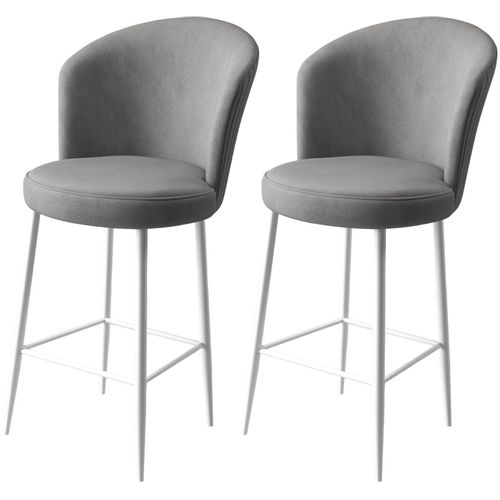 Fora - Grey, White Grey
White Bar Stool Set (2 Pieces) slika 1