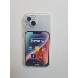 Maska za iPhone 14 transparent ojačane ivice