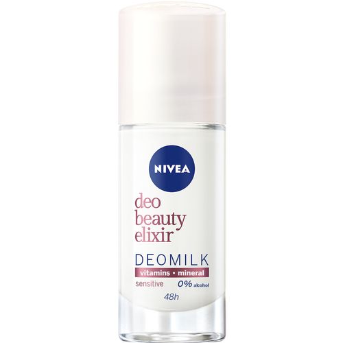 NIVEA Dezodorans DEOMilk Beauty Elixir Sensitive roll-on za žene slika 1