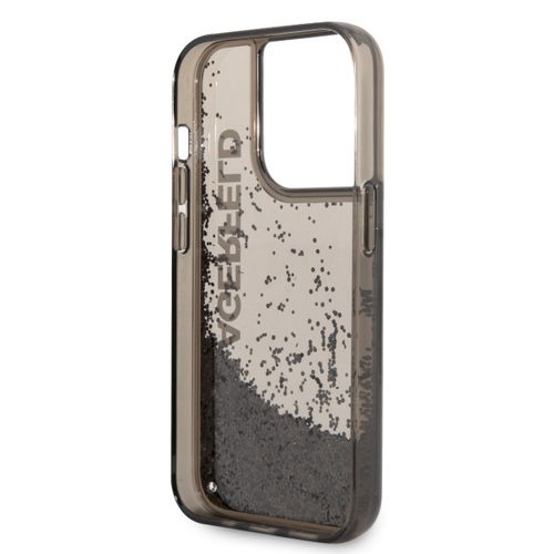 Karl Lagerfeld Futrola za iPhone 14 Pro Max LIQ. GLITTER ELONG BLACK slika 3