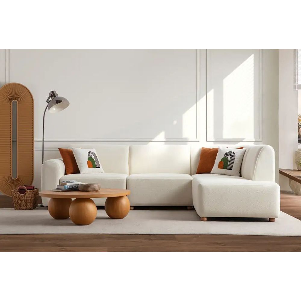 Ugaona Sofa S-Loft Desna - boje: bijela slika 3