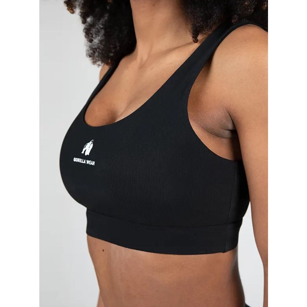 Gorilla Wear SUMMERVILLE Bikini Top, Crni slika 1