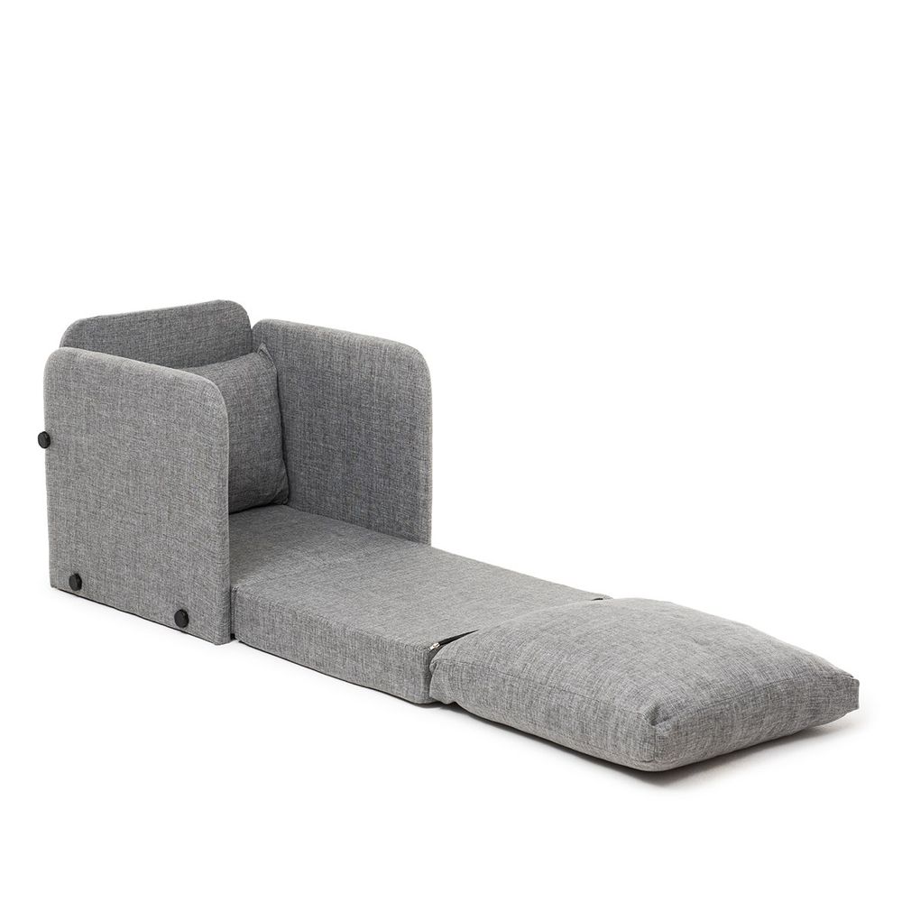 Saga Single - Svijetlo Siva Sofa na Razvlačenje za Jednu Osobu slika 9