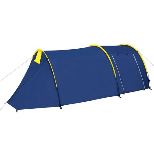 Šator za kampiranje za 4 osobe tamna plava/svjetla plava slika 39