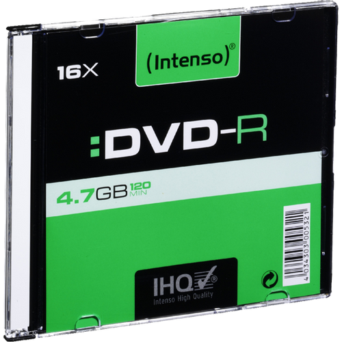 (Intenso) DVD-R 4,7GB pak. 10 komada Slim Case - DVD-R4,7GB/10Slim slika 2