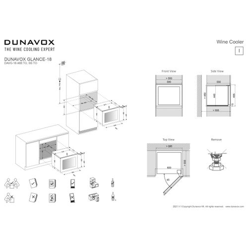 DVN-19.50B.TO DUNAVOX vinska vitrina slika 8