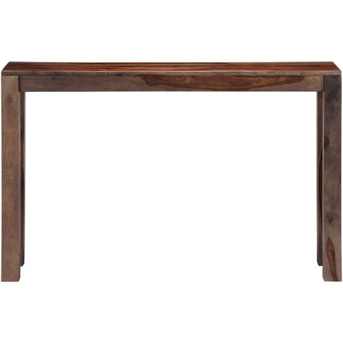 Konzolni stol od masivnog drva šišama sivi 120 x 30 x 76 cm slika 3